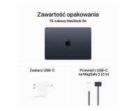 APPLE MacBook Air M3/16GB/1TB/Mac OS Północ 10R GPU MXD43ZE/A/D1 - CTO [Z1GG00046] - 1228153 - zdjęcie 9
